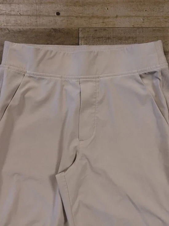 Athleta Brooklyn Mid Rise Ankle Pant Women’s 0 Abalone Beige Travel Lightweight - Picture 2 of 14